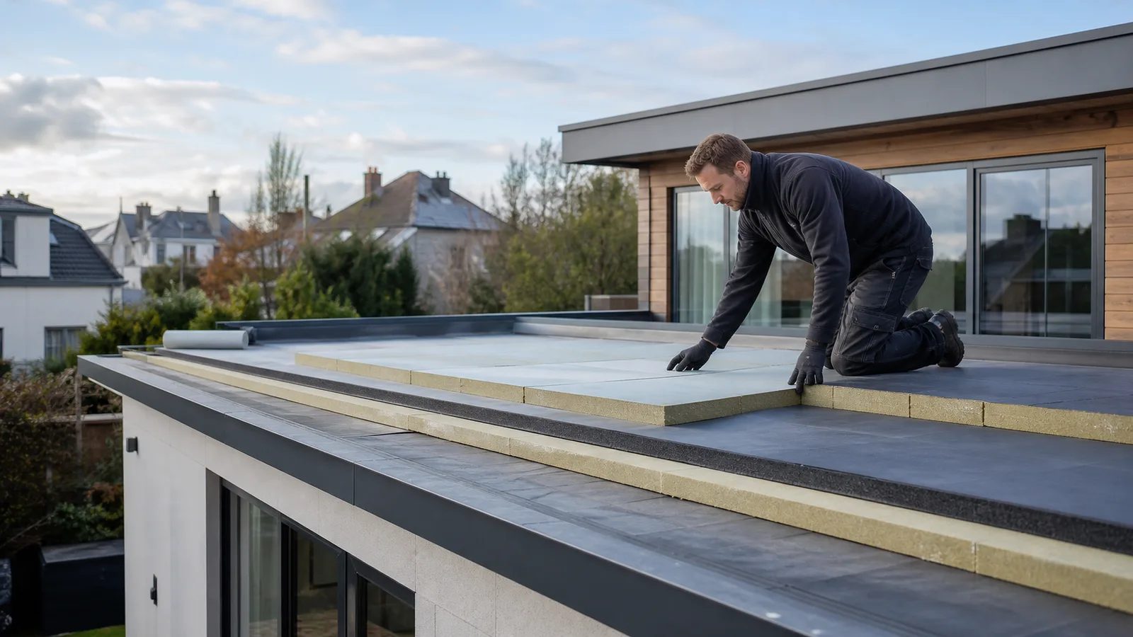 EPDM Rubber Roofing — example of our work in the Midlands (1)